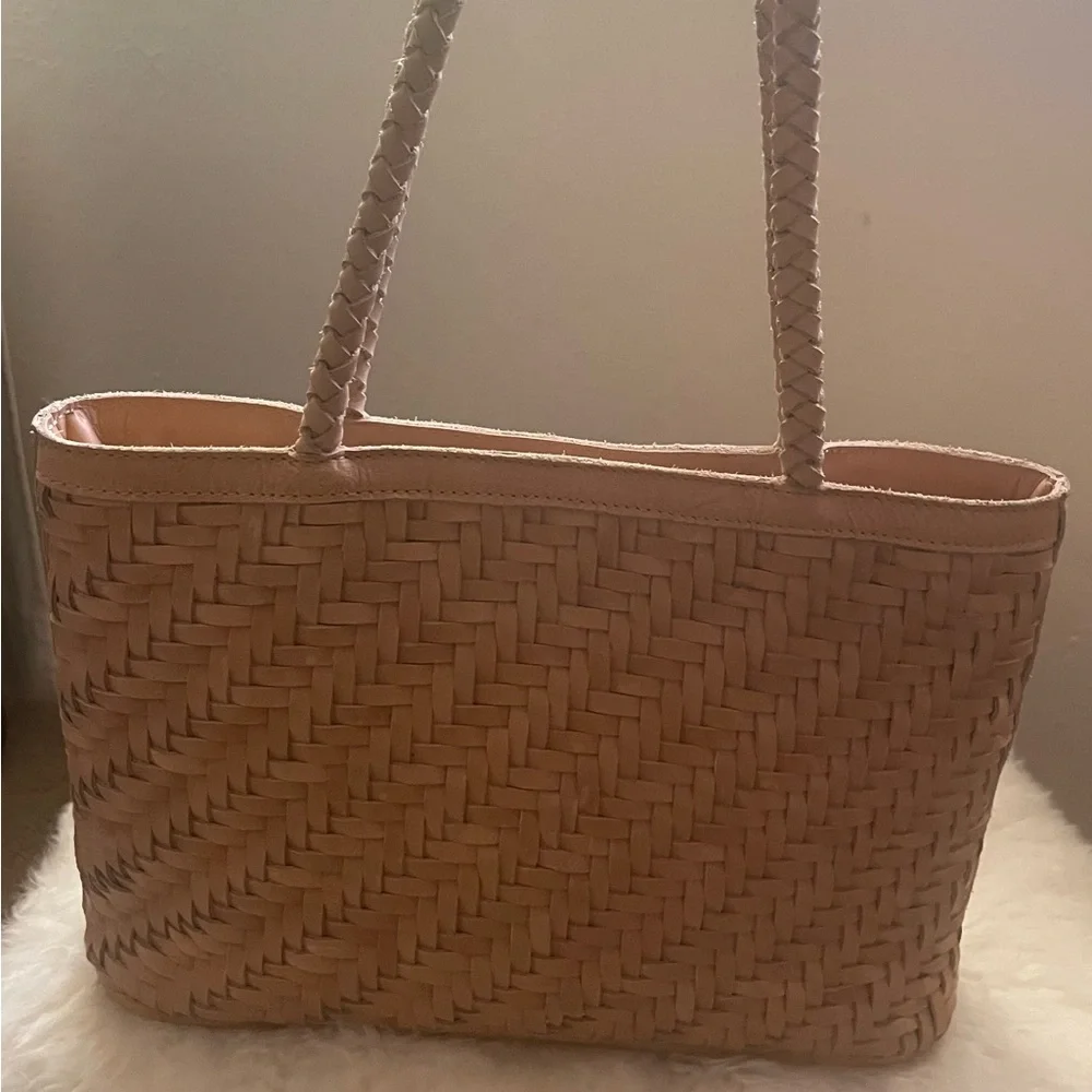 Bembien Woven Leather Ella Tote - Picture 14 of 14